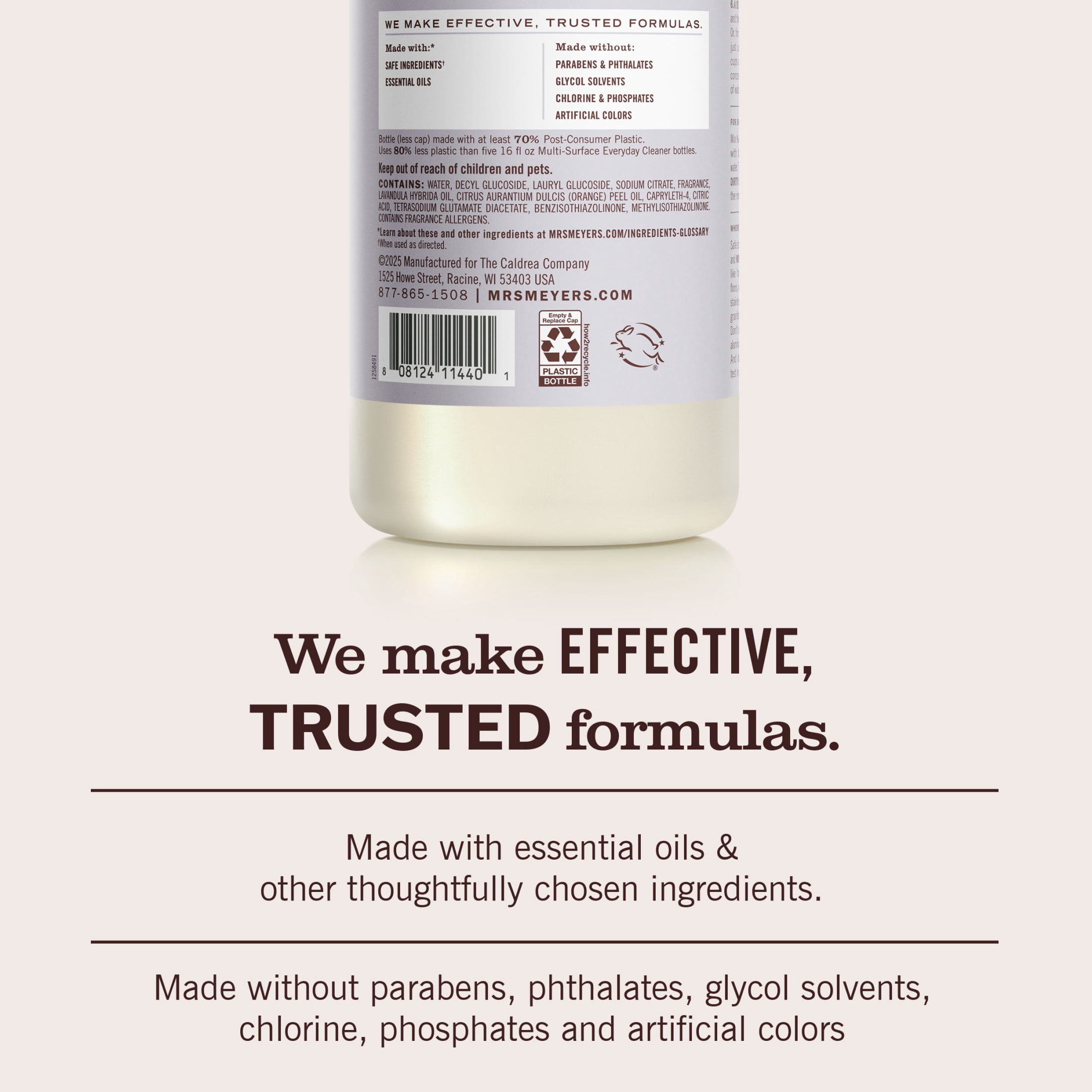 (2 pack) Mrs. Meyer's Clean Day Multi-Surface Everyday Concentrate, Lavender Scent, 32 Fl Oz