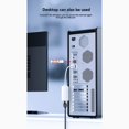 thumbnail image 4 of USB 2.0 to RJ45 Network Card 10/100Mbps USB Lan RJ45 Network Card USB to Ethernet Adapter for PC Laptop Win 7 8 10 White, 4 of 8