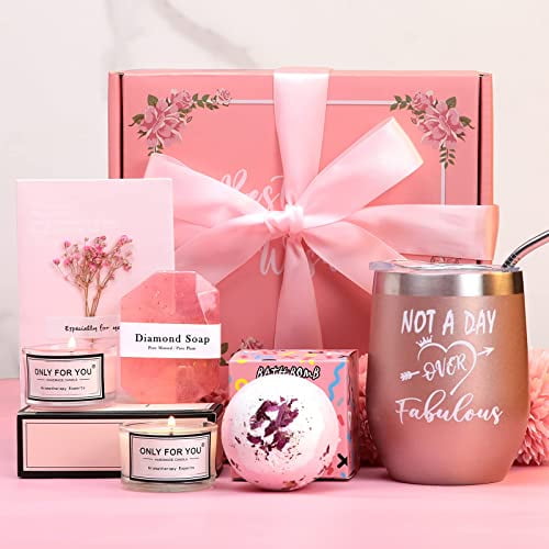 Pink Whale Gifts Cadeaux d'anniversaire pour femme, cadeaux de