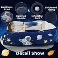 thumbnail image 3 of Pea Pod Sensory Sofa Chair, 60-inch inflatable pea pod chair sensory seating suitable for children, a sensory gift for children with autism, includes electric air pump, 3 of 9