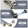 thumbnail image 2 of Wowow 3 Functions Single Handle Pull Down Sprayer Kitchen Faucet with Soap Dispenser in Stainless Steel Oil Rubbed Bronze, 2 of 7