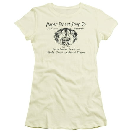 Fight Club - Paper Street - Juniors Teen Girls Cap Sleeve Shirt -