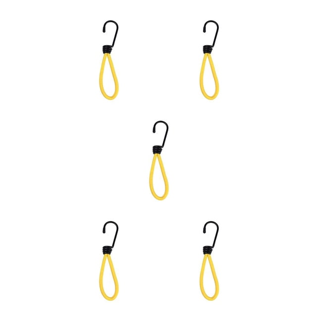 Eigraketly Cuerda elástica para tienda de 2 uds., cuerda de fijación Bungee para exteriores con fijación de gancho, cuerdas elásticas, Type2 NO2