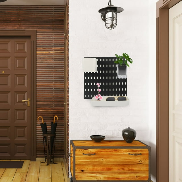 CTIRCHIU Pegboard Cup Assorted Color 8.5*7Cm Height 9.8Cm Abs Plastic Hanging Workshop Pegboard Wall Organizer