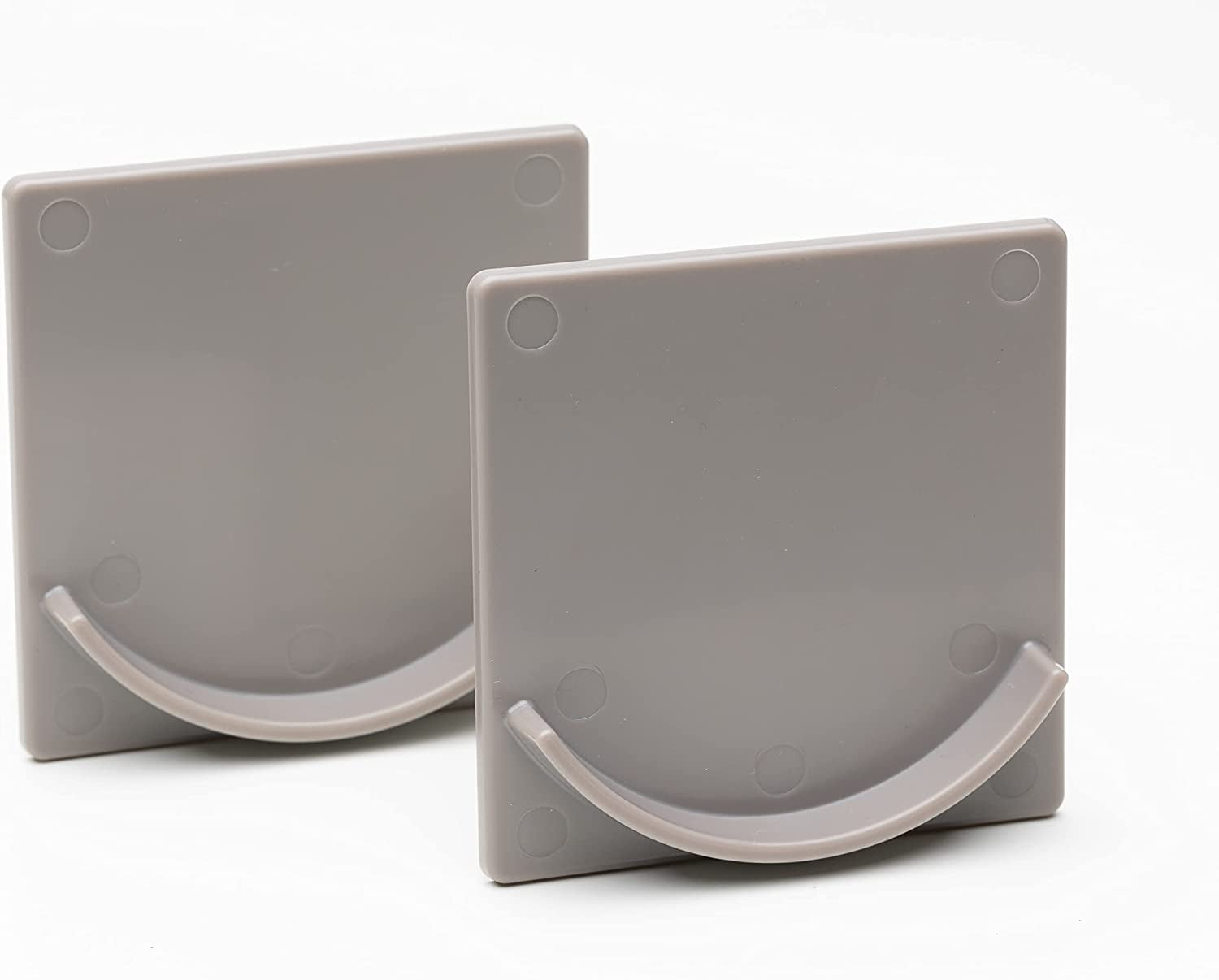 Adherion ExtraLarge Adhesive Shower Curtain Rod Holder Rod Retainer