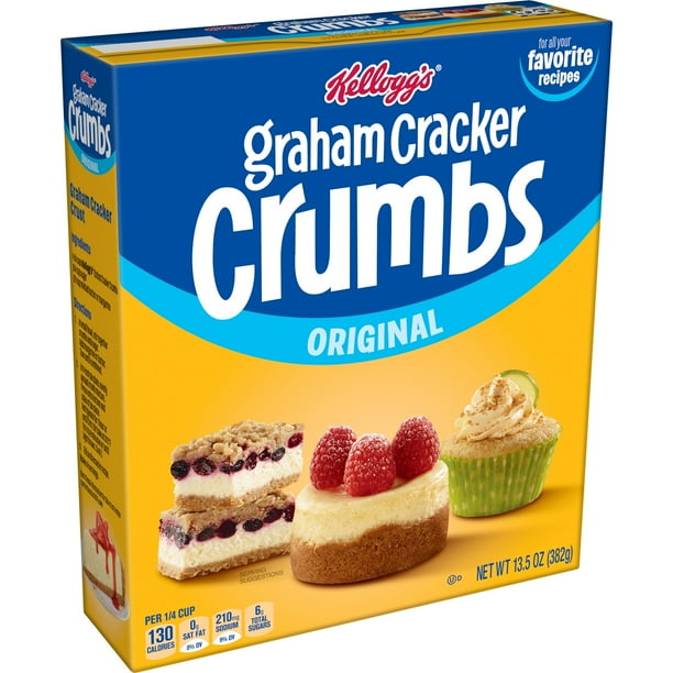 Kellogg's Graham Cracker Crumbs, Original, Delicious in Dessert, 13.5oz