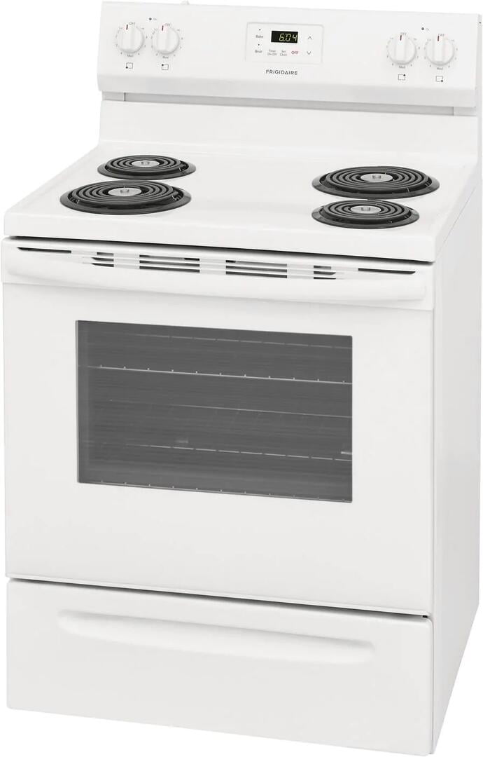 electric range with coil elements