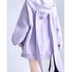 thumbnail image 3 of Suéter con capucha de conejo púrpura para mujer, suéter con orejas desmontables, de gran tamaño Sudadera con capucha, cárdigan suelto con cremallera, abrigo, ropa de moda, 3 of 3