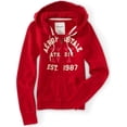 thumbnail image 1 of Aeropostale Sudadera con capucha y cremallera completa para mujer, rojo, mediano Aeropostale Sudadera, 1 of 1