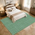 thumbnail image 4 of Area Rugs 5'x7', Rustic Forst Green Carpet Runner Indoor Outdoor Rugs Home Decor Aesthetic, Farmhouse Solid Color Non Slip Mats Washable Accent Rug for Living Room Bedroom, 4 of 7