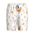 thumbnail image 6 of Daiia Funny Chicken Mens Woven Stretch Pajama Short,Short Pajama Pants-Large, 6 of 7