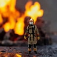 thumbnail image 6 of Diorama Firefighter Accessory Realistic Hand Painted ABS Material for Micro Landscape Collectors Hobbyists, 6 of 9