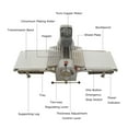 thumbnail image 6 of EQCOTWEA Electric Shortening Machine Commercial Desktop Bread Puff Pastry Egg Tarts Pastry Machine Dough Sheeter, 6 of 11