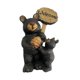 thumbnail image 3 of Estatua de de bienvenida de oso, adorno de jardín, escultura de Animal de resina, estatuilla de jardín para decoración festiva de fiesta en el, 3 of 7
