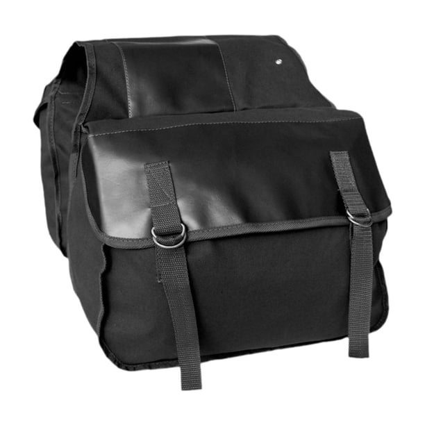 Bolsa para alforjas de bicicleta, bolsa para portaequipajes trasero de bicicleta, bolsa de carga resistente para asiento trasero, estante para bicicletas Negro