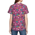 thumbnail image 7 of Wukai Summer Flamingo Youth Unisex Short Sleeve T-Shirt for Boys, Girls, Teens, and Kids-Medium, 7 of 7