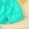 thumbnail image 7 of Icvfdpl Toddler Boys Girls Short Sleeve Cartoon Prints T Shirt Tops Shorts Gentleman Outfits Cute Baby Beachwear, 7 of 7