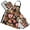 Colorful Leopard Skin Heart, variant on Mustache 5 Pcs Kitchen Set Heat Resistant Oven Mitts and Non-Slip Pot Holders with Adjustable Cooking Apron
