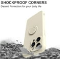 thumbnail image 4 of for iPhone 14 Pro Max Case with Magnetic Ring Holder Premium Soft Liquid Silicone Cover [Anti-Scratch Microfiber Liner] Shockproof Kickstand Protective Phone Case for iPhone 14 Pro Max White, 4 of 12