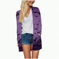 thumbnail image 4 of Towmus Womens Halloween Cardigan Casual Long Sleeve Fall Open Front Clothes Cardigan Sweaters Outwear, 4 of 6