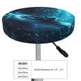thumbnail image 4 of Balery Futuristic Jet Ski Adventure Fundas de asiento para taburete de bar redondo de tela de terciopelo ajustables que protegen de arañazos y manchas para sillas de 14 a 17 pulgadas.-12 inch, 4 of 7