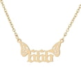 thumbnail image 1 of Collier Pendentif Chiffre d'Ange en Acier Inoxydable pour Femmes avec Design Lumineux Inspirant Comprenant 000 et 999, 1 of 6