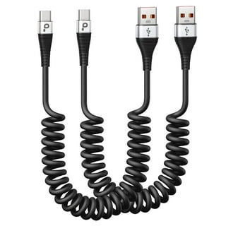 CONMDEX Android Auto Cable [Upgrade, 3ft, 2Pack] 10Gbps USB 3.1 Gen 2 USB A  to USB C Data Transfer Cord, 3A Fast Charging Type C Cable for iPhone