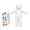 A#005, variant on Blank Paintable Figure Toy Kit, 3D Printed DIY Art Craft Painting Set with 12 Colors Paints & 2 Brushes, Creative Funny Interactive Toy for Kids Family Game Night (A)