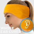 thumbnail image 3 of Fleece Ear Warmers for Men Women Kids - Winter Headband Ear Muffs Ear Covers for Cold Weather Running Cycling Ski, 3 of 9