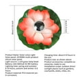 thumbnail image 4 of Flower Landscape Lamp Simulated Flower Shape Plastic Decoration Lamp LED Solar Charging Float Lamp Waterproof Decoration Lamp for Garden Pond Pool, 4 of 5