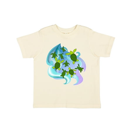 

Inktastic Sea Turtles Swimming Gift Toddler Boy or Toddler Girl T-Shirt