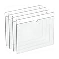 thumbnail image 1 of "4 Pcs Porta Hojas Carta Horizontal O Vertical Acrílico 2mm " Belug, 1 of 5