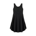 thumbnail image 4 of Coduop Women Casual Sleeveless Tank Dress Beach Sundress A-Line Swing Flowy Dress,with Pocket, 4 of 5