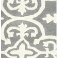 thumbnail image 5 of SAFAVIEH Chatham Amery Geometric Wool Area Rug, Dark Grey/Ivory, 5' x 5' Round, 5 of 5