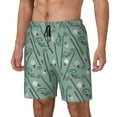 thumbnail image 1 of Bingfone golf equipment for Men's Double Layer Swimming Trunks with Lining, Drawstring Style with Pockets Beach Shorts Men's Swimsuit-Medium, 1 of 6