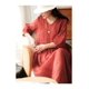 thumbnail image 2 of Loose Elegant Dresses For Women Sexy V-Neck Lace Up Harajuku Party Club Dress With Pockets zhangmengya LED, 2 of 2