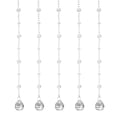 thumbnail image 1 of 10 Pcs Cadenas de Guirnalda de Cristal Acrílico, Cadenas de Cuentas de Cristal Claro Redondas Colgantes (2.5m/8.2ft), 1 of 7