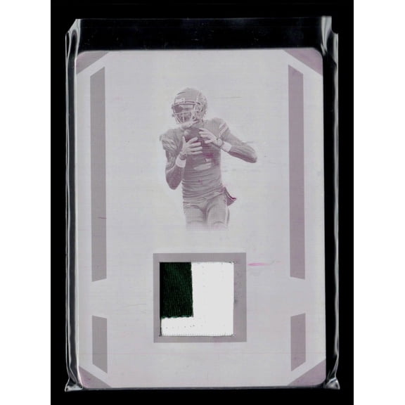 Collectible 2024 Panini National Treasures Century Materials Magenta Printing Plate Patch #CEN-CWN Green Bay Packers Christian Watso Green Bay Packers NFL Footbal