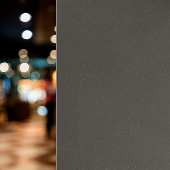 BDF 1SPBK Sparkling Frost Black Privacy Non-Adhesive Static Cling Window Film 36in X 14ft