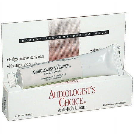 Audiologist's Choice Anti-Itch Ear Cream with 1% Hydrocortisone, 1 oz