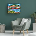 thumbnail image 3 of Canvas Wall Art - FootePrint Art 'Quaint Coastal Community' Wall Art for Living Room, Bedroom, or Office Décor by Trademark Fine Art - 32 x 24 Inches, 3 of 4