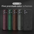 thumbnail image 4 of Decase for iPhone 16 Plus 6.7 inch TPU+Suede PU Leather Case, Anti-Vibration Anti-Slip Anti-Scratch,Compatible with Car Mount,Ultralight Luxury Case for iPhone 16 Plus, for Men Women,Darkgreen, 4 of 9