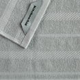 thumbnail image 3 of KitchenAid Albany Machine Wash Matte Grey/White Striped Cotton Dish Towel, 3 of 5