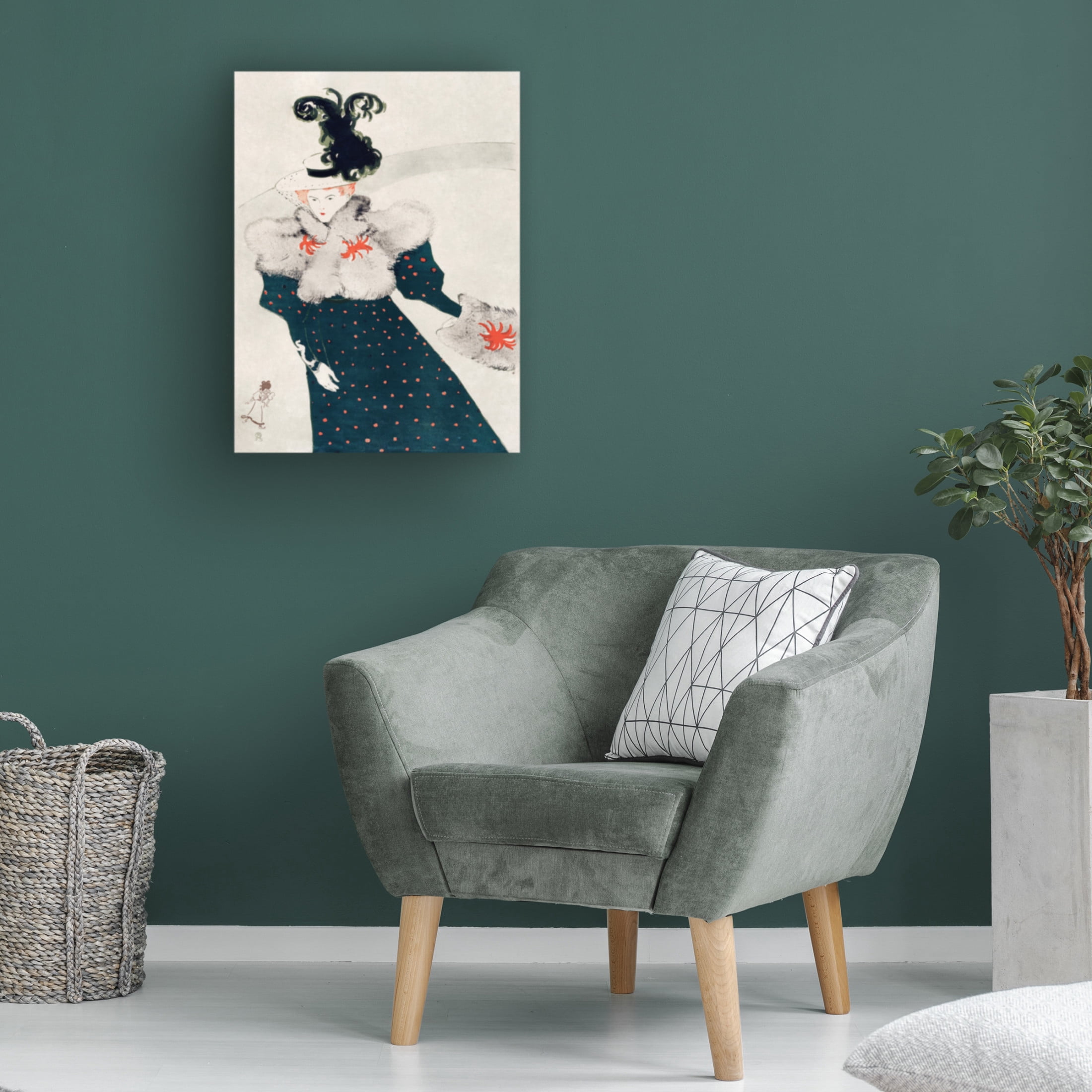 Trademark Fine Art Pictufy   La Revue Blanche 1895 Canvas Wall Art