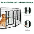 thumbnail image 3 of Caveen Dog Playpen 16 Panels 40Inch Heavy Duty Dog Pen Pet Fence Playpen Indoor Outdoor, 3 of 10