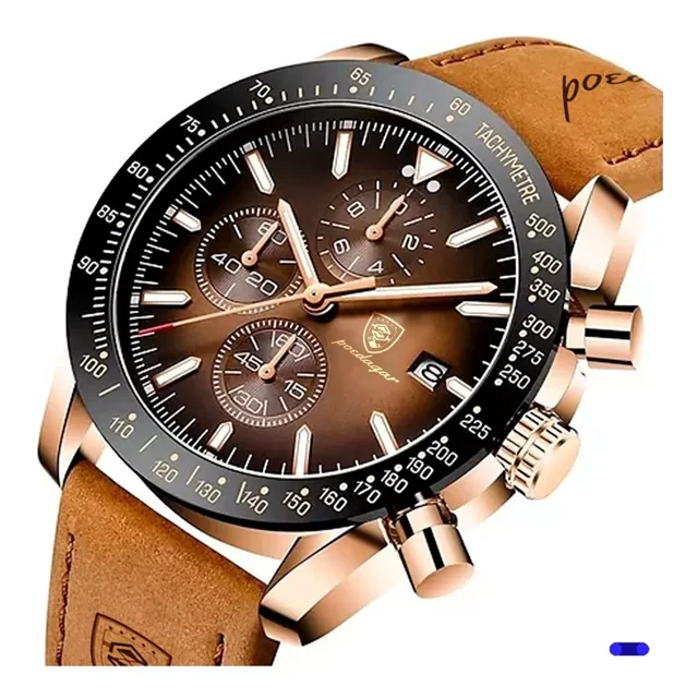 Reloj Analógo Casual Black Mamut Benhur Color Café