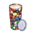thumbnail image 3 of Kll Easter Eggs2 Stainless Steel Vacuum Insulated Coffee Cup 20 Oz Insulated Travel Mug Water Cup With Leak-Proof Straw Lid & Flip Lid,1 Metal Straws,1 Cleaning Brush, 3 of 8