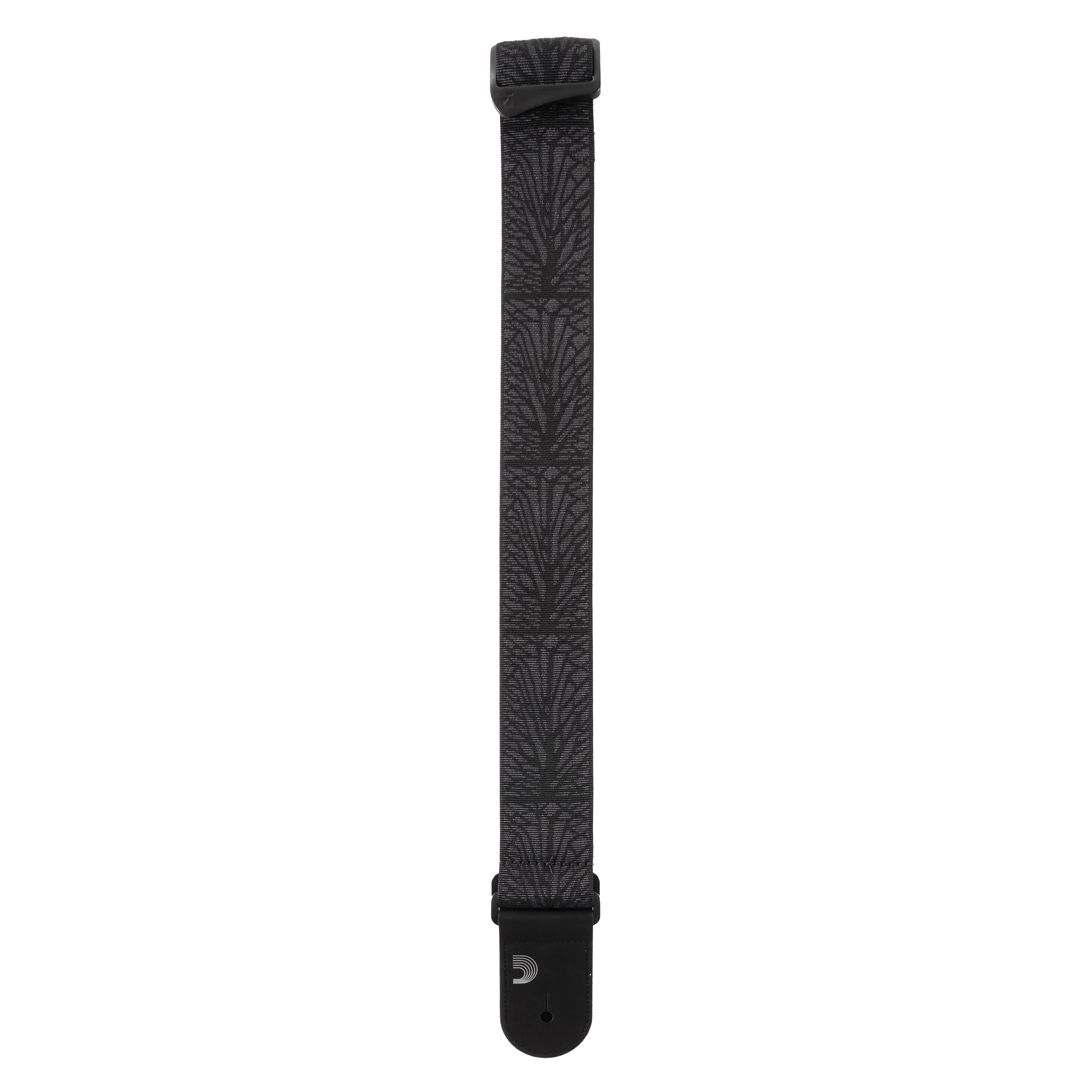 D'Addario Woven Guitar Strap, Lightning Black Tubular
