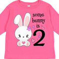 thumbnail image 4 of Inktastic Somebunny is Two-second Birthday Bunny Boys or Girls Long Sleeve Toddler T-Shirt, 4 of 5