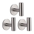 thumbnail image 1 of Punch-Free Storage Hooks - Home Supplies, 3Pcs, Strong Load-bearing, Wall Hooks, Easy to Install, Clothes Towel Hangers, 1 of 8